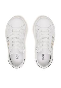 Patrizia Pepe Sneakersy PJ204.10 M Biały. Kolor: biały. Materiał: skóra