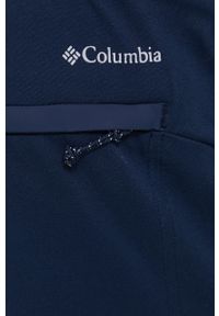 columbia - Columbia spodnie dresowe Tech Trail męskie kolor granatowy gładkie. Kolor: niebieski. Materiał: dresówka. Wzór: gładki