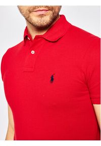 Polo Ralph Lauren Polo Core Replen 710548797 Czerwony Slim Fit. Typ kołnierza: polo. Kolor: czerwony. Materiał: bawełna