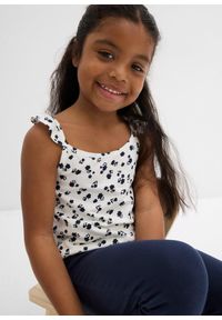 bonprix - Top (2 szt.), z czystej bawełny organicznej. Kolor: biały. Materiał: bawełna. Długość rękawa: na ramiączkach #2