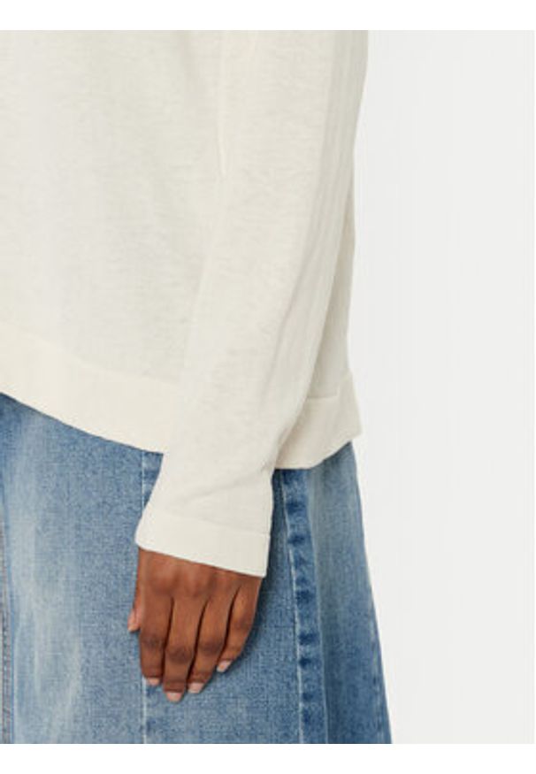 Weekend Max Mara Sweter Rania 2515361051 Écru Regular Fit. Materiał: jedwab