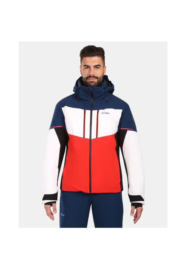 Męska kurtka narciarska Kilpi TONNSI-M. Kolor: czerwony. Sezon: zima. Sport: narciarstwo
