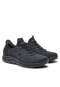 skechers - Skechers Sneakersy Key Pace 232469 BBK Czarny. Kolor: czarny. Materiał: materiał #3