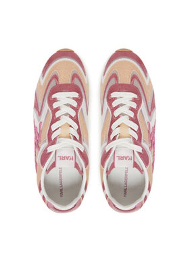 Karl Lagerfeld - KARL LAGERFELD Sneakersy Venus KL65925 Różowy. Kolor: różowy. Materiał: materiał