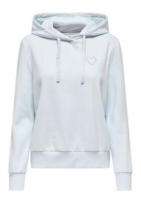 only - ONLY Bluza Noli 15312874 Błękitny Regular Fit. Kolor: niebieski. Materiał: bawełna, syntetyk #7