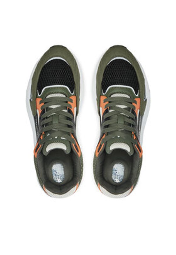 EA7 Emporio Armani Sneakersy X8X178 XK382 U035 Zielony. Kolor: zielony. Materiał: materiał