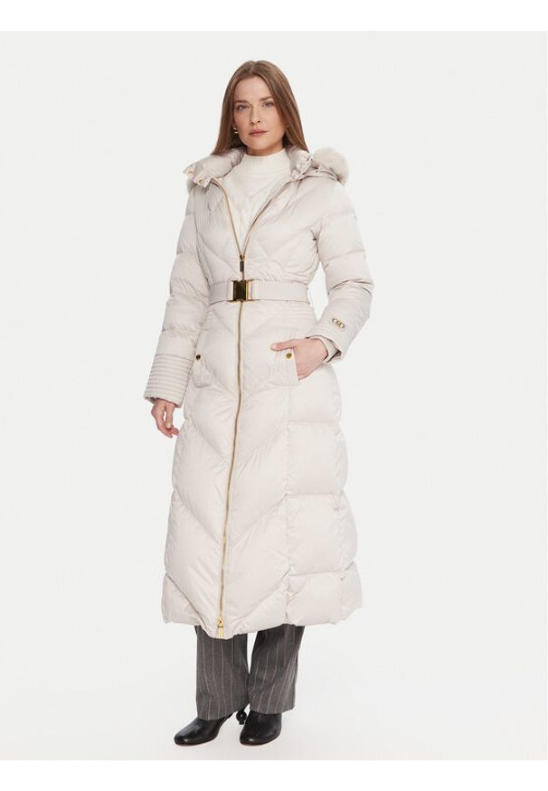 Marciano Guess Płaszcz zimowy 5BGL39 7374A Beżowy Regular Fit. Kolor: beżowy. Materiał: syntetyk. Sezon: zima