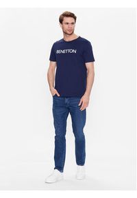 United Colors of Benetton - United Colors Of Benetton T-Shirt 3I1XU100A Granatowy Regular Fit. Kolor: niebieski. Materiał: bawełna #3