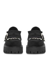 DeeZee Loafersy CEO-HY6688001-1 Czarny. Kolor: czarny. Materiał: materiał #6