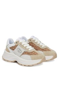 Liu Jo Sneakersy Eva 02 BA5065 PX617 Beżowy. Kolor: beżowy. Materiał: zamsz, skóra #3