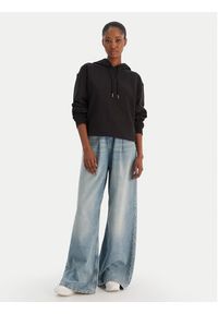 Calvin Klein Jeans Bluza Ls Monogram Terry Po LV047C224G Czarny Regular Fit. Kolor: czarny. Materiał: bawełna #5