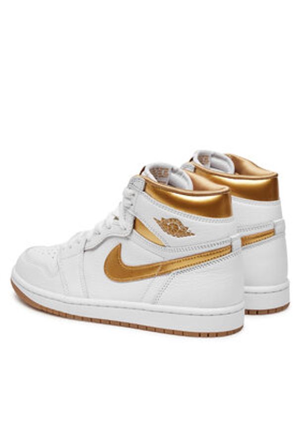 Nike Sneakersy Air Jordan 1 Retro Hi Og FD2596 107 Biały. Kolor: biały. Materiał: skóra. Model: Nike Air Jordan