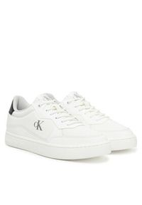 Calvin Klein Jeans Sneakersy Classic Cupsole Tech Ripstop YM0YM01202 Biały. Kolor: biały. Materiał: skóra #6