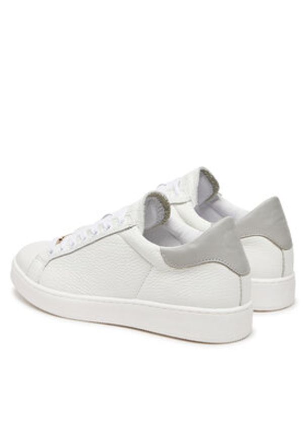 TwinSet - TWINSET Sneakersy 242TCP012 Biały. Kolor: biały. Materiał: skóra