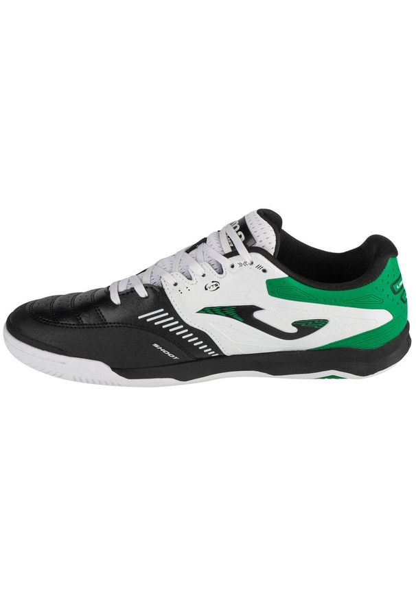 Buty piłkarskie męskie Joma Cancha 2401. Zapięcie: sznurówki. Kolor: czarny. Materiał: materiał, syntetyk. Szerokość cholewki: normalna. Sport: piłka nożna
