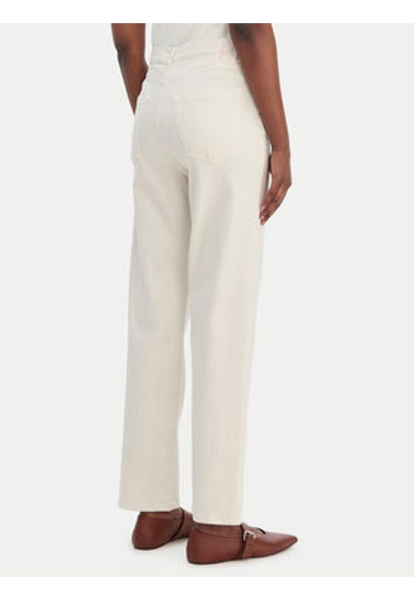 Marella Jeansy Solista 2613131065 Écru Straight Fit. Kolor: kremowy