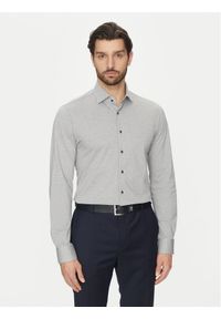 Michael Kors Koszula MD0MD91392 Szary Slim Fit. Kolor: szary. Materiał: bawełna