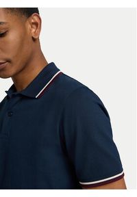 Selected Homme Polo 16095852 Granatowy Slim Fit. Typ kołnierza: polo. Kolor: niebieski. Materiał: bawełna