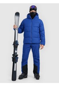 4f - 4F Kurtka narciarska membrana 5000 męska - niebieska XL. Kolor: niebieski. Materiał: poliester, materiał. Wzór: gładki. Sezon: zima #2