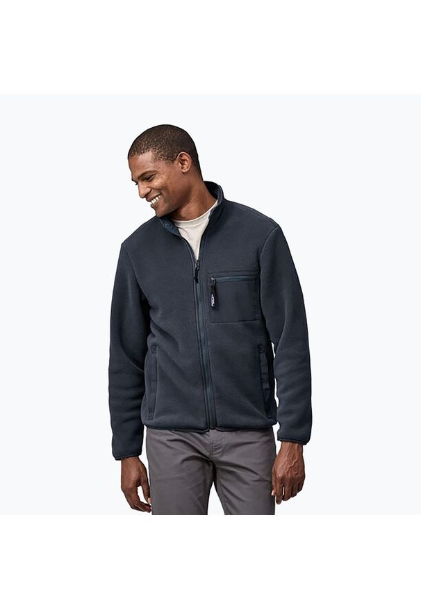 Bluza polarowa męska Patagonia Synch. Kolor: niebieski. Materiał: polar