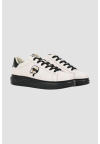 Karl Lagerfeld - KARL LAGERFELD Białe męskie sneakersy KAPRI MENS Karl NFT Lo Lace, Rozmiar 42. Okazja: na co dzień. Kolor: biały. Materiał: materiał #5