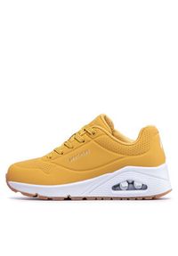 skechers - Skechers Sneakersy Uno Stand On Air 73690/YLW Żółty. Kolor: żółty. Materiał: skóra #6
