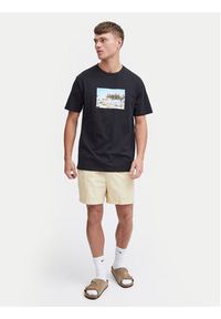 !SOLID - Solid T-Shirt 21108237 Czarny Regular Fit. Kolor: czarny. Materiał: bawełna