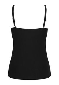 Chantelle Top Soft Stretch C10620 Czarny Slim Fit. Kolor: czarny. Materiał: syntetyk