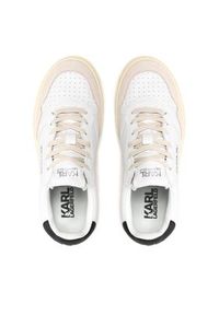 Karl Lagerfeld - KARL LAGERFELD Sneakersy KL63020 Biały. Kolor: biały. Materiał: skóra #5