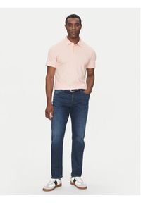 BOSS Polo Palosh 30 50471335 Różowy Slim Fit. Typ kołnierza: polo. Kolor: różowy. Materiał: bawełna
