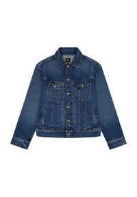 Lee - DAMSKA KURTKA JEANSOWA LEE LOOSE RIDER JACKET TUMBLING SKY 112363482. Materiał: jeans #5
