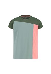 Koszulka dziewczęca CMP Luminaire. Kolor: zielony. Sport: turystyka piesza #1