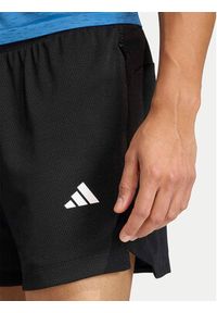 Adidas - adidas Szorty sportowe D4T Power Essentials KD7729 Czarny Regular Fit. Kolor: czarny. Materiał: syntetyk #4
