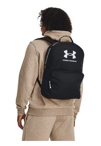 Plecak miejski uniseks Under Armour UA Loudon Backpack - czarny. Kolor: czarny. Materiał: poliester. Wzór: napisy #1