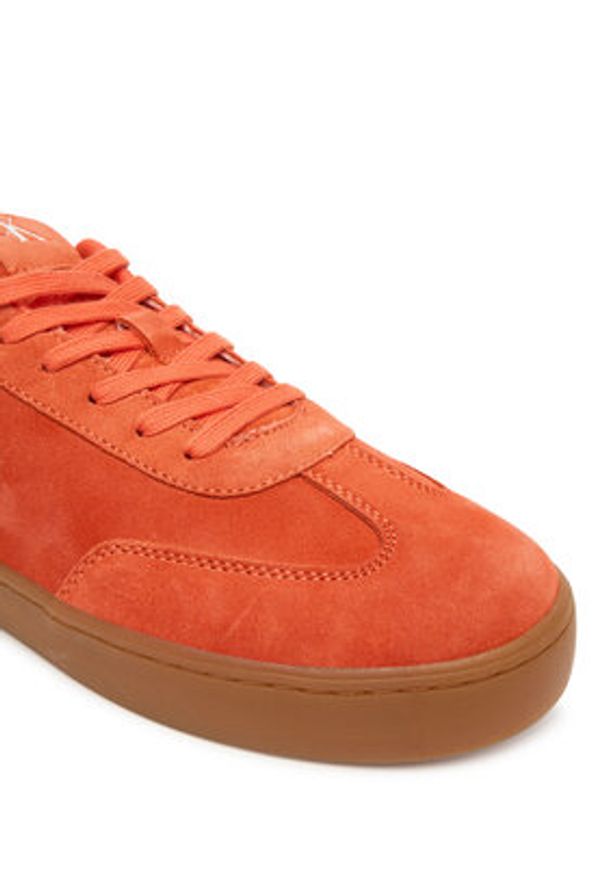 Calvin Klein Jeans Sneakersy Classic Cupsole Mg Su YM0YM01300 Beżowy. Kolor: beżowy. Materiał: skóra