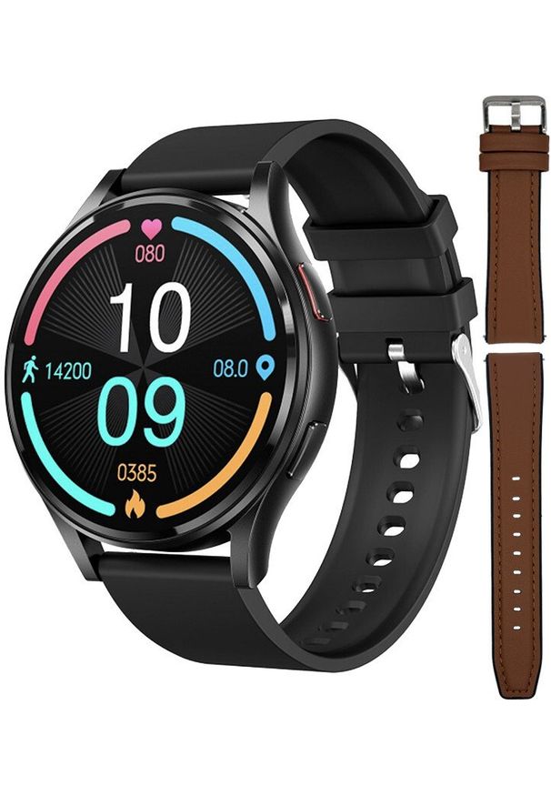 Zegarek Hagen Zegarek męski Hagen HB26.14.534.333-SET czarny. Kolor: czarny