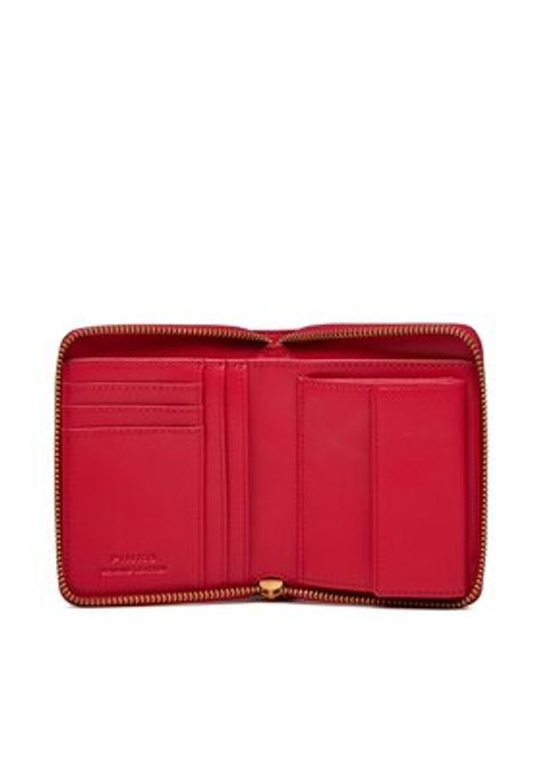 Pinko - PINKO Portfel Taylor Zip Around PE 24 PCPL 100249 A0F1 Czerwony. Kolor: czerwony. Materiał: skóra