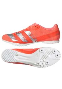 Adidas - Buty kolce do biegania adidas Adizero Md Spikes M EE4605 różowe. Zapięcie: sznurówki. Kolor: różowy. Materiał: syntetyk. Sport: bieganie