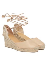 Castañer Espadryle Joyce/8ED/291 26078 Beżowy. Kolor: beżowy. Materiał: materiał #6