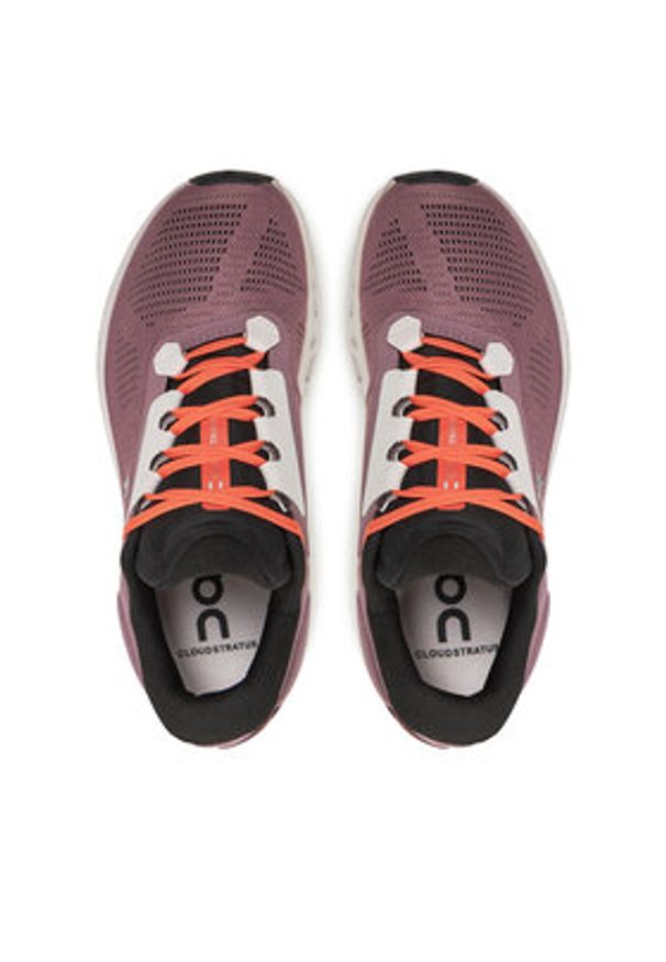 On Sneakersy Cloudstratus 3 3WD30122137 Fioletowy. Kolor: fioletowy. Materiał: materiał