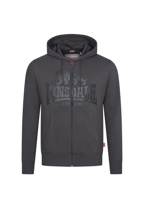 Bluza z kapturem Lonsdale Krafty. Typ kołnierza: kaptur. Kolor: brązowy, szary, wielokolorowy
