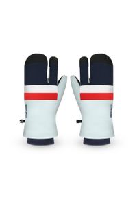 SIROKO - Trzypalczaste rękawice narciarskie Siroko Glisse Light Blue. Kolor: niebieski. Materiał: materiał. Technologia: Primaloft. Sezon: zima. Sport: narciarstwo #1