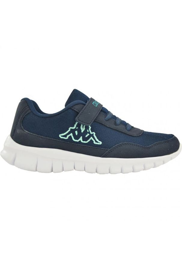 Buty Kappa Follow K Jr 260604K 6737 granatowe. Okazja: na co dzień. Zapięcie: rzepy. Kolor: niebieski. Materiał: materiał. Szerokość cholewki: normalna