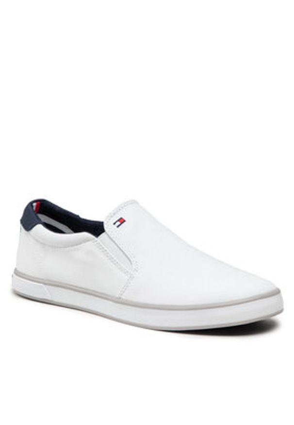 TOMMY HILFIGER - Tommy Hilfiger Tenisówki Harlow 2D FM0FM00597 Biały. Kolor: biały. Materiał: materiał