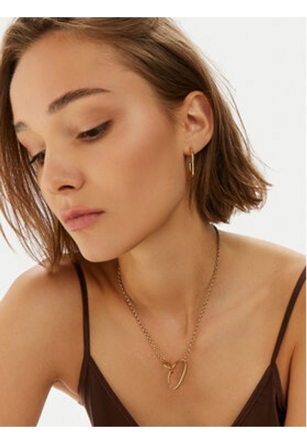 Calvin Klein Kolczyki 35000347 Złoty. Materiał: metalowe. Kolor: złoty