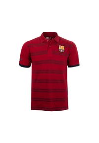 FC Barcelona - Koszula z kołnierzykiem męska Barcelona. Kolor: czerwony
