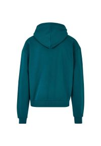 BUILD YOUR BRAND - Bawełniana Bluza Z Kapturem Dla Dorosłych Unisex Ultra Heavyweight Boxy Hoodie. Typ kołnierza: kaptur. Kolor: niebieski. Materiał: bawełna