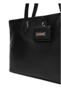 Love Moschino - LOVE MOSCHINO Torebka JC4358PP0NKN0000 Czarny. Kolor: czarny. Materiał: skórzane #5
