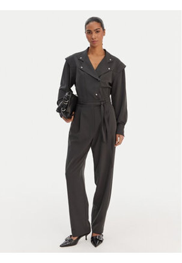 BOSS Kombinezon C_Darima 50552355 Szary Regular Fit. Kolor: szary. Materiał: wiskoza