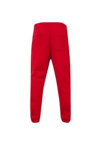 Urban Classics - Męskie Spodnie Dresowe. Kolor: czerwony. Materiał: dresówka. Długość: długie